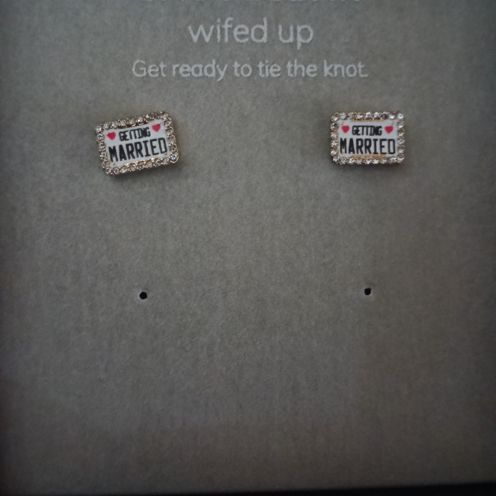 Getting Married Earrings